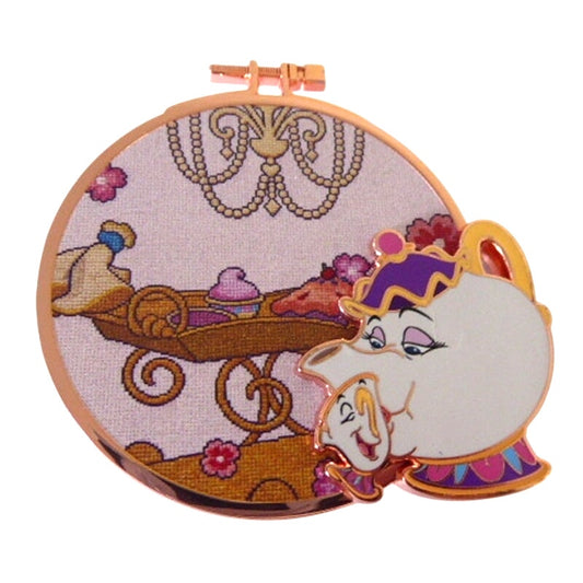 MII Mrs Potts with Chip Cross Stitch Rose Gold - PALM
