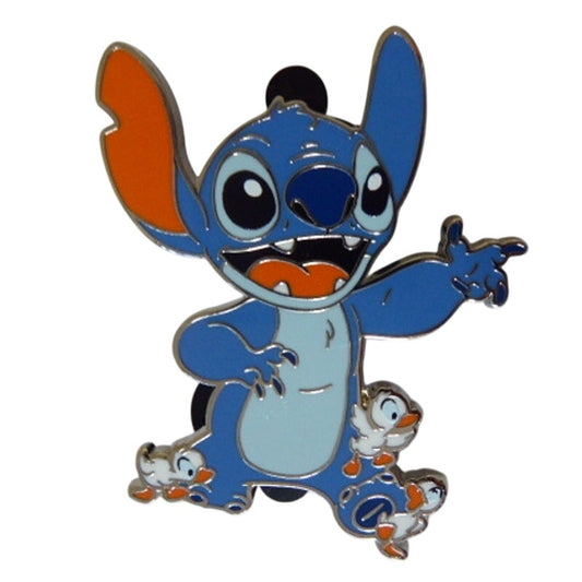 DLP Stitch and Ducklings Paris Booster Pointing Right