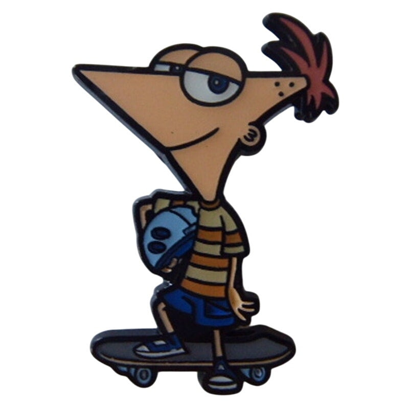 Phineas with Skateboard
