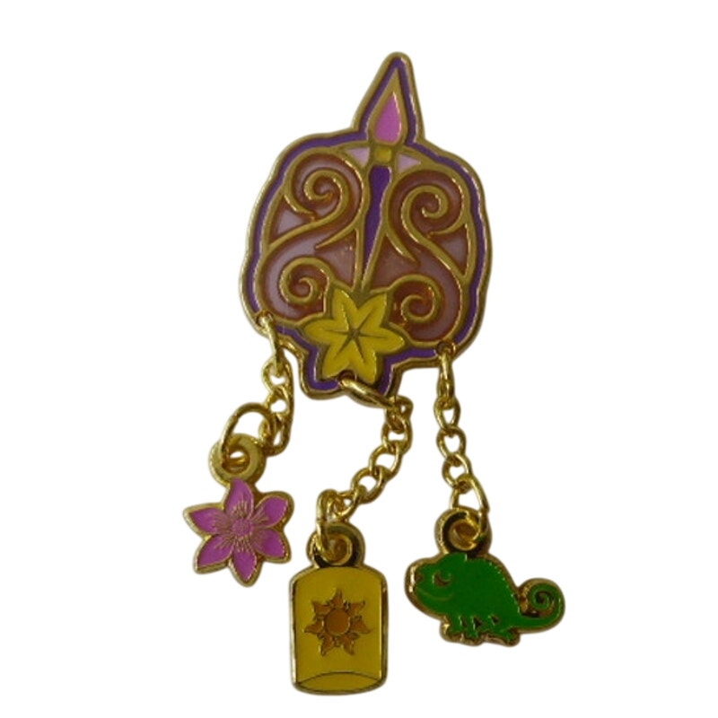 Princess Stained Glass Dangling Charms - Rapunzel
