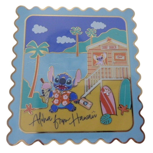 MII Stitch and Angel Aloha from Hawaii Stamp - PALM