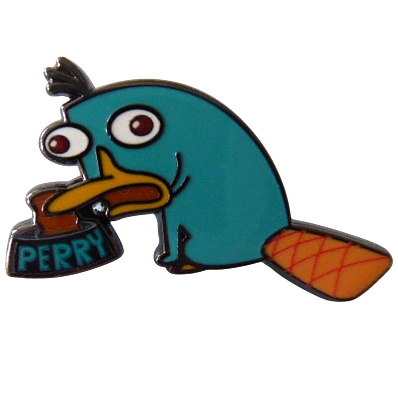 Perry at his Food Bowl - Perry the Platypus Mystery