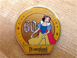 Disneyland 60th Anniversary Diamond Celebration Ariel The Little Mermaid  Mystery Pin