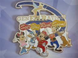 Disney Trading Pin 111269 WDW - GenEARation D - 2015 See You Real Soon