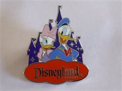 Disney Trading Pin 119203 DLR - Donald & Daisy Duck with Castle ...