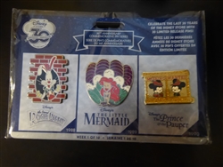 Set of 3 deals Aladdin 30th Anniversary Limited Release Pin Set