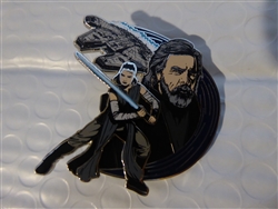 Disney Trading Pins 124080 Star Wars: The Last Jedi - Rey & Luke Skywalker  Pin