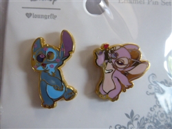 Disney Trading Pin 134536 Loungefly - Angel & Stitch - Alien Love