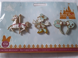 Disney Trading Pin 140127 DS - Main Attraction - Minnie King Arthur  Carousel Set