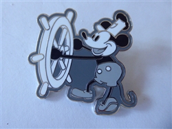 Disney Trading Pin 166075 Mickey as Steamboat Willie - Black and White