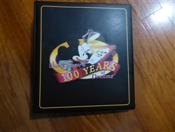 Disney 100 Years of Dreams pin binder with felt pages and dividers