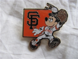 Disney Mickey Mouse Pin - Baseball Player - New York Mets