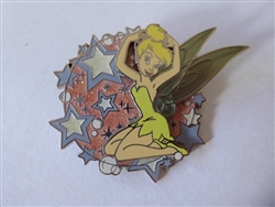 Disney Trading Pin 61114 Tinker Bell - Kneeling and Adjusting Hair - Stars