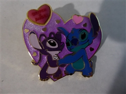 Disney Trading Pin 68886: Romantic series - Stitch cherishes Angel