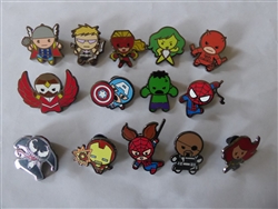 marvel kawaii art collection pins